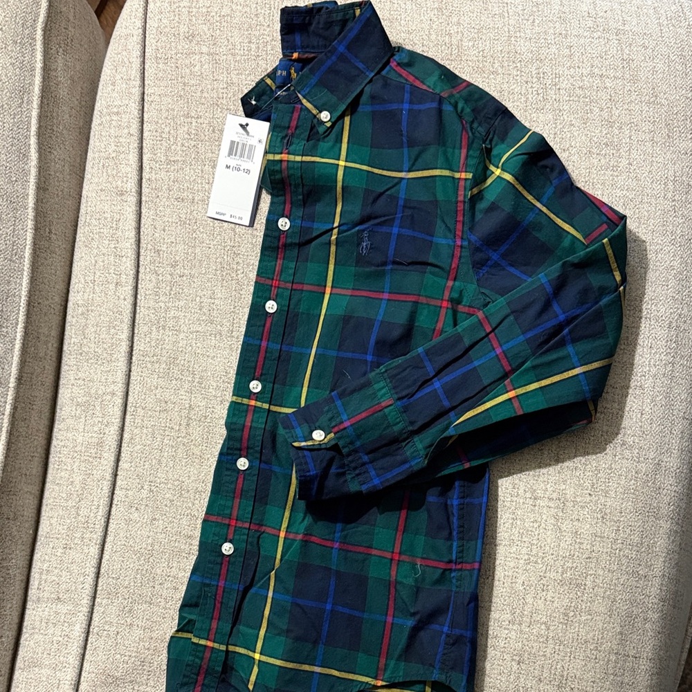 Polo Ralph Lauren Multicolor Plaid Button Down Shirt
